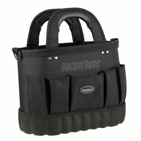 Bucket Boss Pro Oval Tool Tote 14, 1680 Heavy-Duty Poly Fabric, 13 Pockets 74014